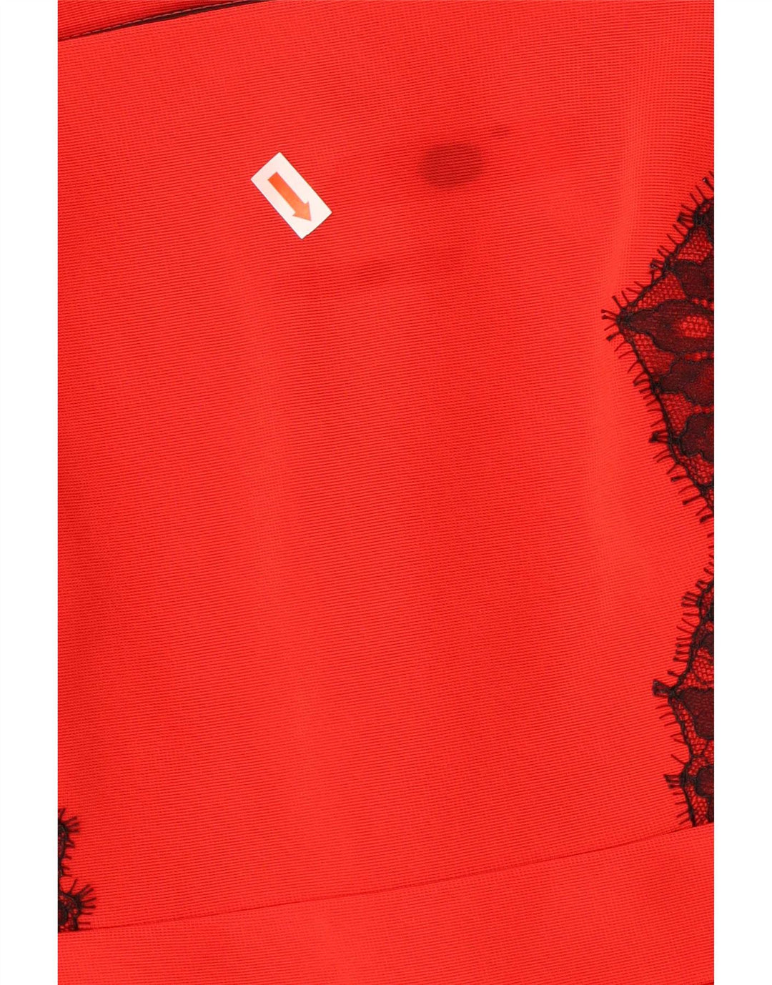 Marks & Spencer Damen Etuikleid UK 12 Mittelrotes, geblümtes Polyester