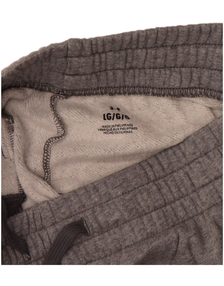 UNDER ARMOUR Damen-Trainingshose, Jogginghose, UK 14, Größe L, Grau, Baumwolle