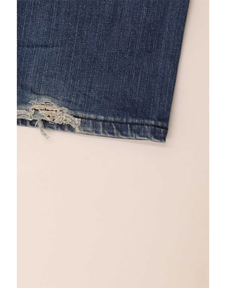 Lee Herren Brooklyn Straight Jeans W36 L34 Blaue Baumwolle
