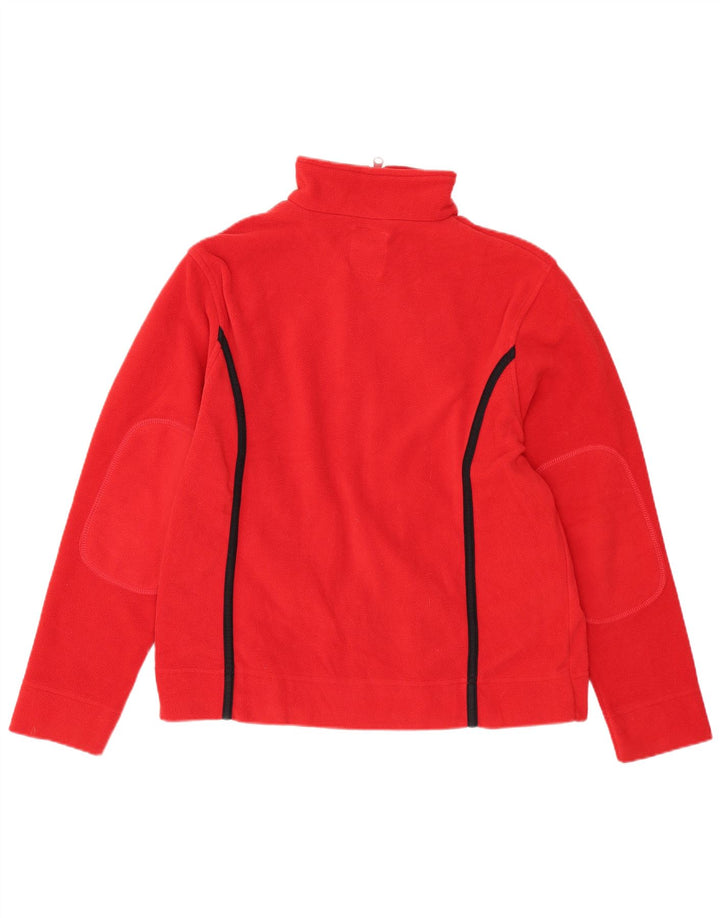 Think Pink Mädchen-Fleecejacke mit Grafik, 11–12 Jahre, rotes Polyester