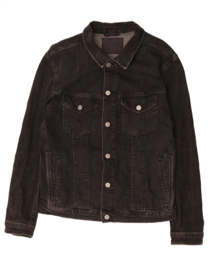Jack & Jones Herren Jeansjacke UK 42 XL Graue Baumwolle