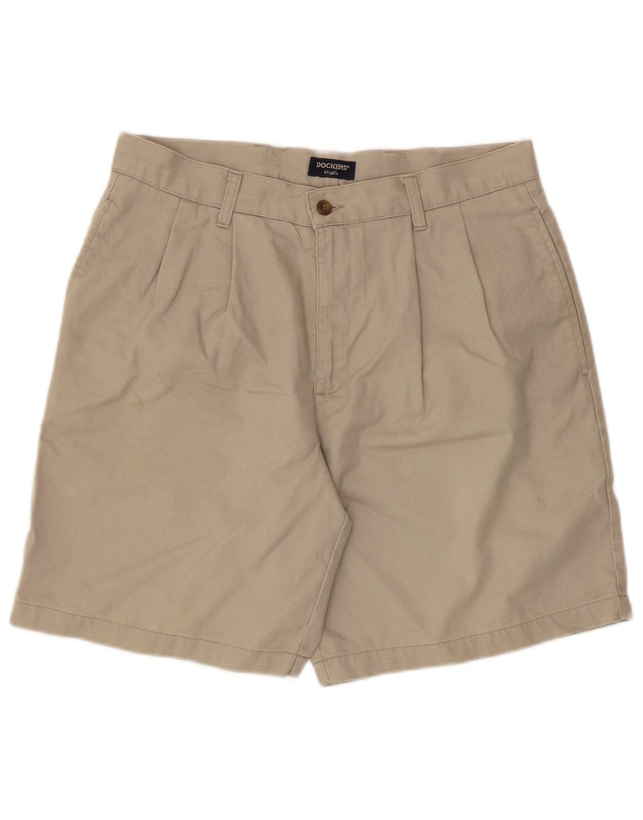 Dockers Herren Khakis Pegged Chino Shorts W33 Mittelbeige Baumwolle