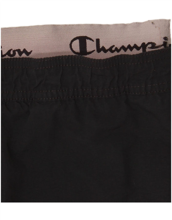 Champion Herren Sportshorts mit Grafik, Größe L, Schwarz, Farbblock