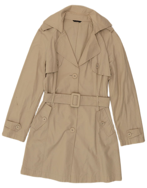 Sisley Damen Trenchcoat UK 14 Medium Beige