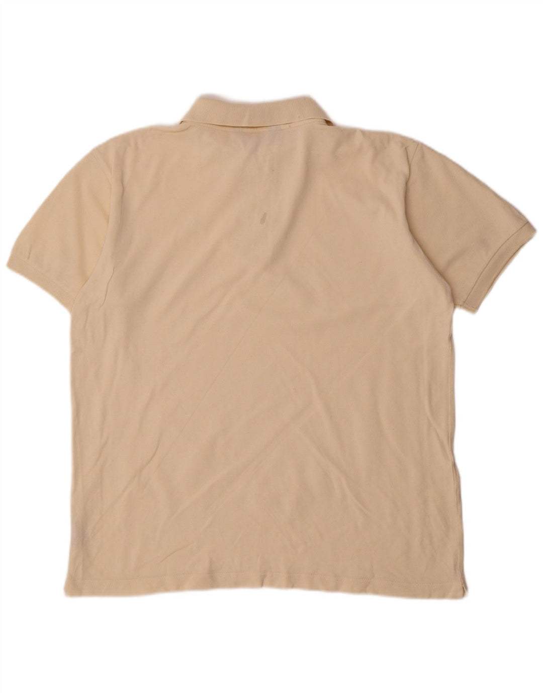 Kappa Herren-Poloshirt, groß, cremefarbene Baumwolle