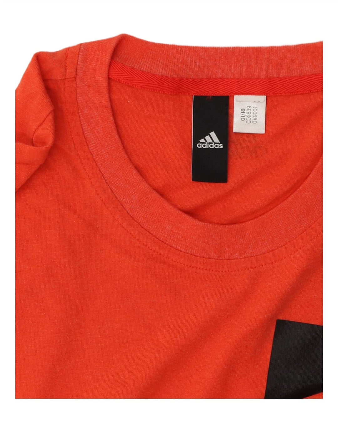 ADIDAS Herren Grafik T-Shirt Top Small Orange