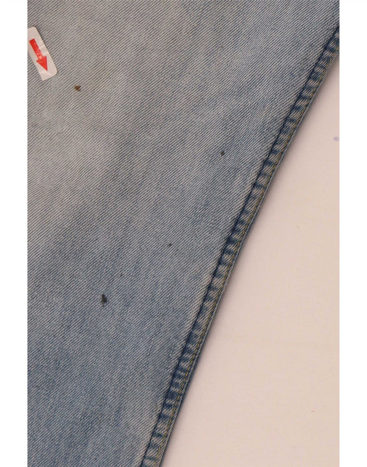 Levi's Damen 501 Straight Jeans W29 L31 Blaue Baumwolle