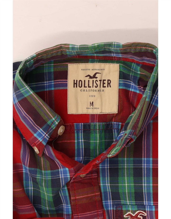 Hollister Herrenhemd Mittelrot kariert