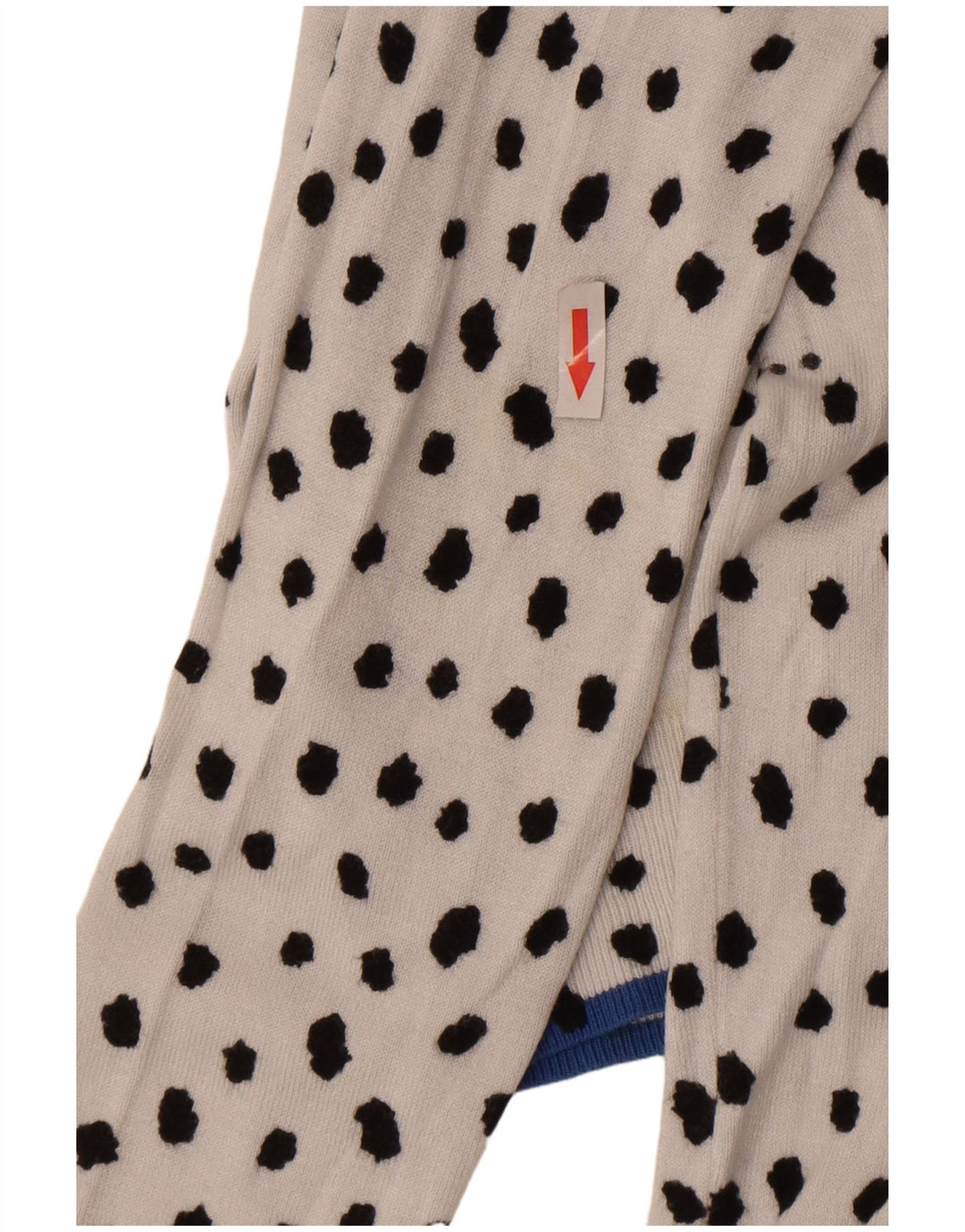 Marks & Spencer Damen-Cardigan-Pullover UK 10 Small Weiß gefleckte Viskose