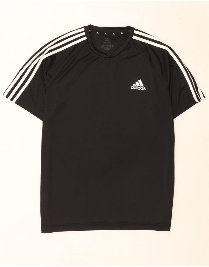 Adidas Herren Aeroready T-Shirt Top Large Schwarz Polyester