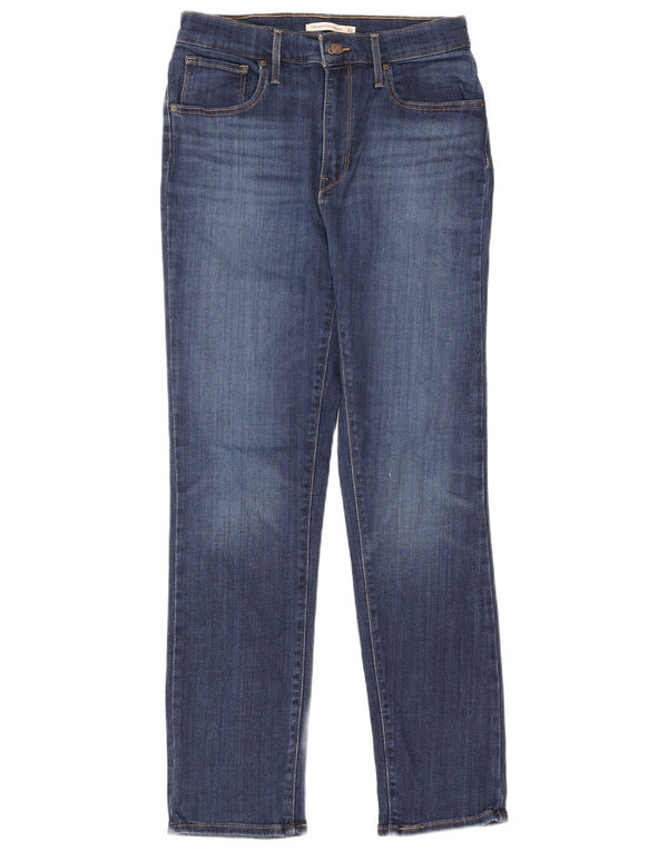 Levi's Damen 724 High Rise Straight Jeans W30 L30 Blaue Baumwolle