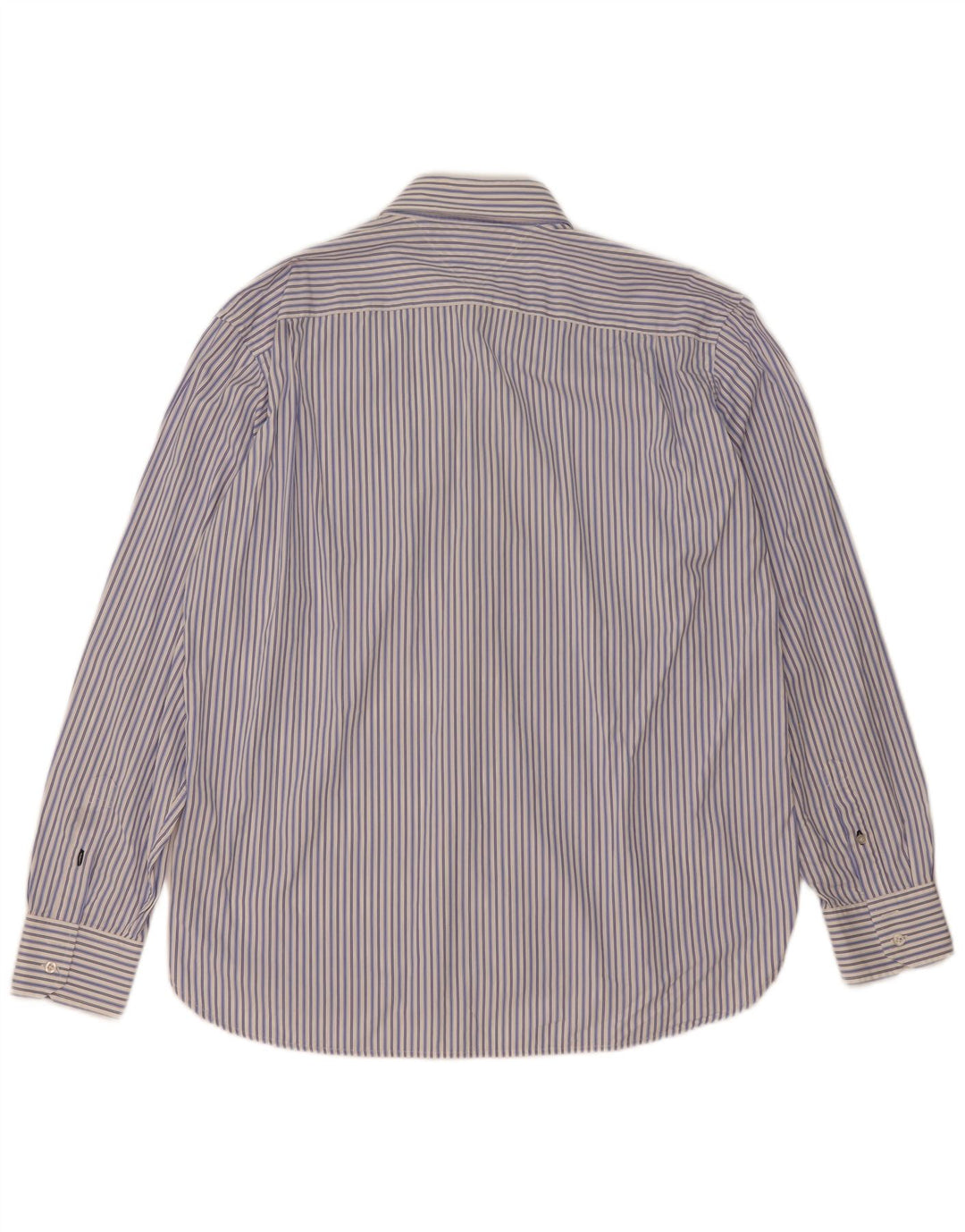Tommy Hilfiger Herrenhemd XL blau gestreift aus Baumwolle