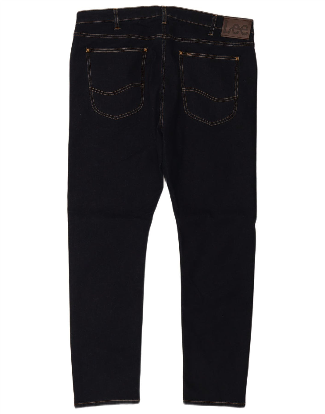 Lee Herren Luke Slim Jeans W40 L32 Marineblau Baumwolle