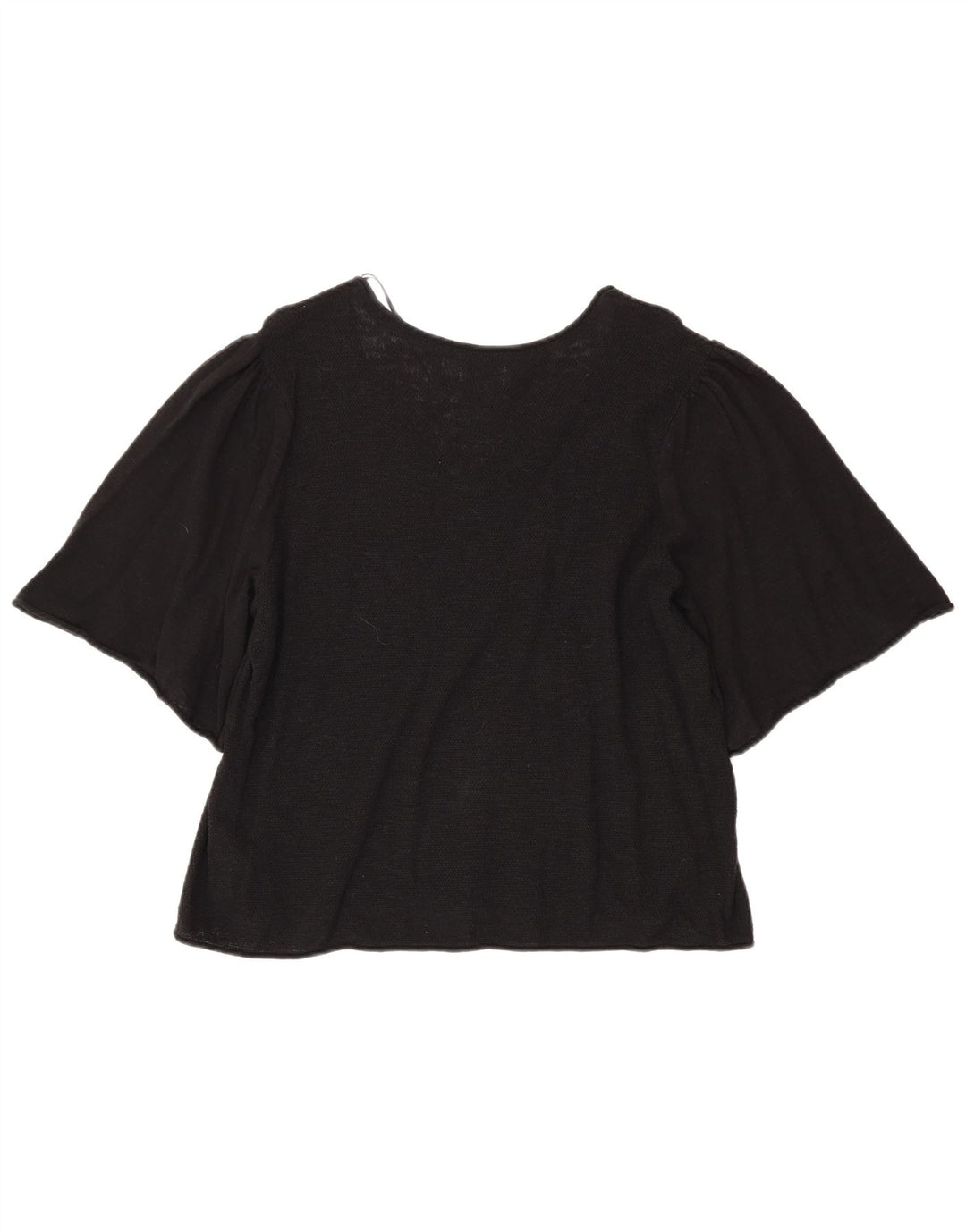 Fat Face Damen Bluse Top UK 18 XL Schwarz Baumwolle