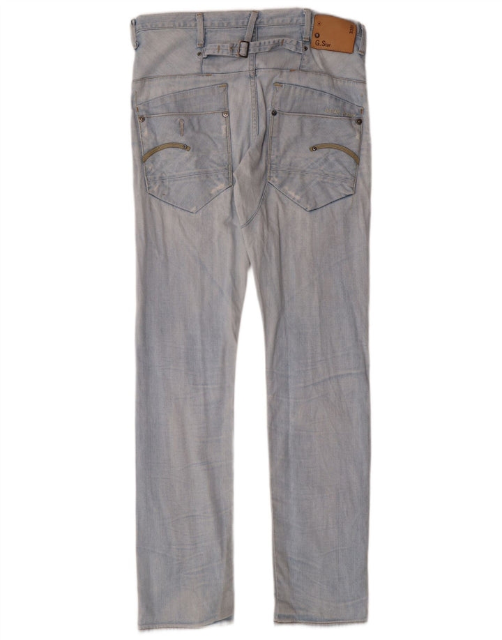 G-STAR Herren 3301 Slim Jeans W32 L34 Blaue Baumwolle