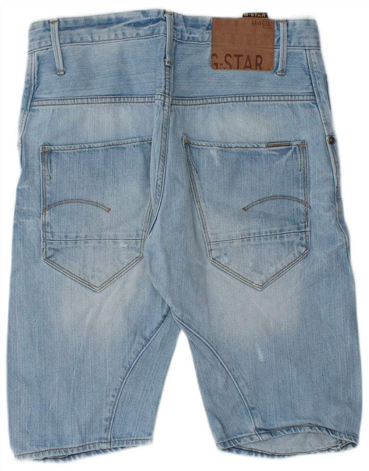 G-Star Herren Jeansshorts W31 mittelblaue Baumwolle