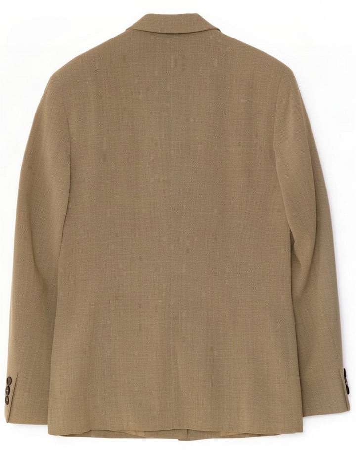 Marella Damen-Blazerjacke mit 4 Knöpfen, Größe S, Khaki, Wolle