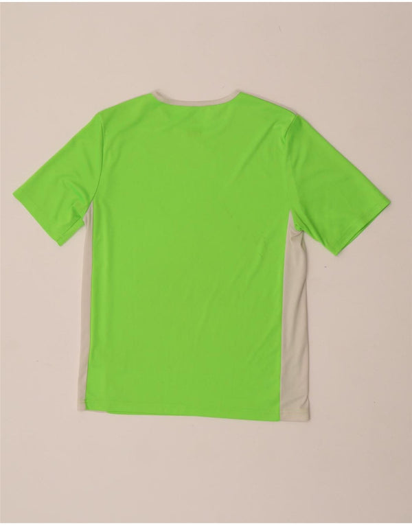 Adidas Mädchen Climalite T-Shirt Top 13–14 Jahre groß grün Farbblock
