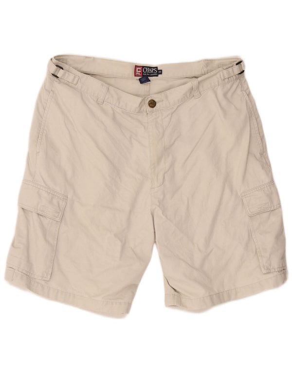 Chaps Ralph Lauren Herren Cargoshorts W38 XL Beige Baumwolle