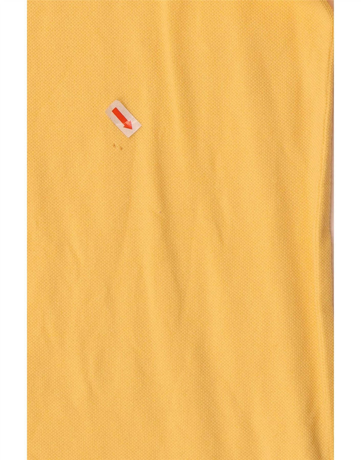 Kappa Herren-Poloshirt aus mittelgelber Baumwolle