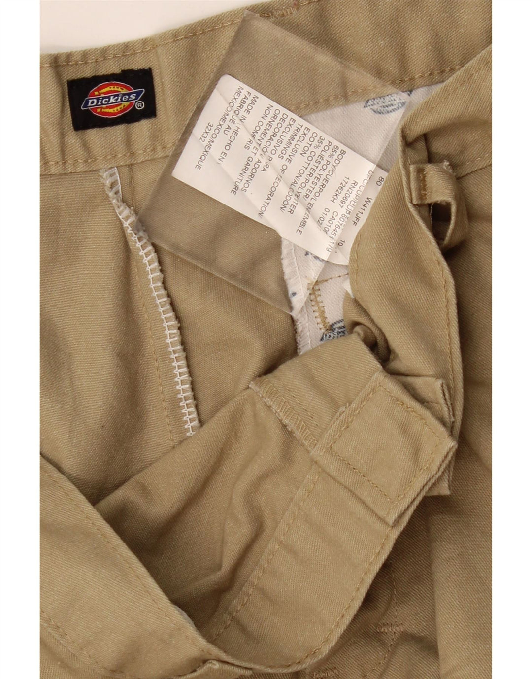 DICKIES Gerade Chino-Hose für Herren, W32, L32, Beige, Polyester