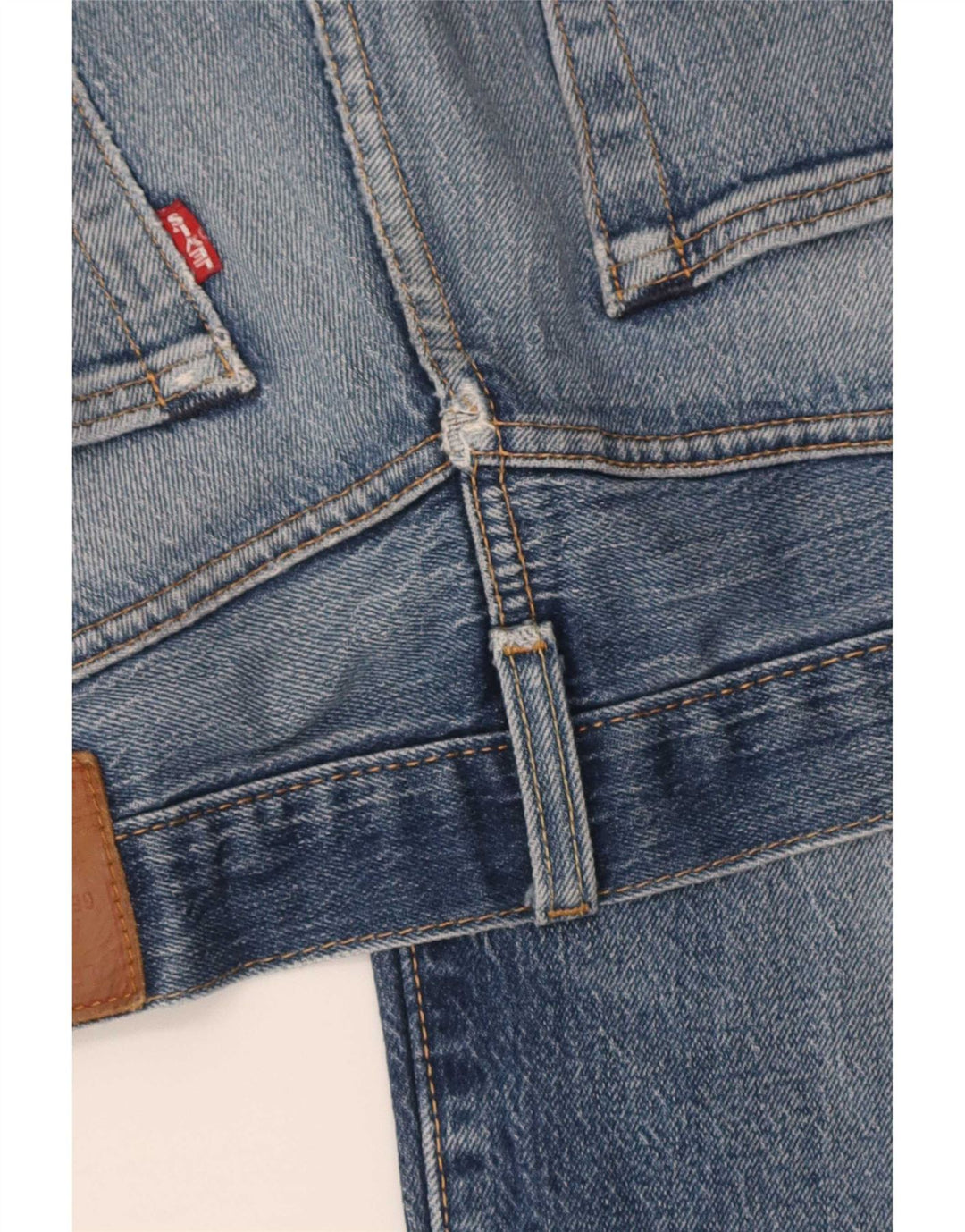 Levi's Herren 501 Straight Jeans W31 L32 Blaue Baumwolle