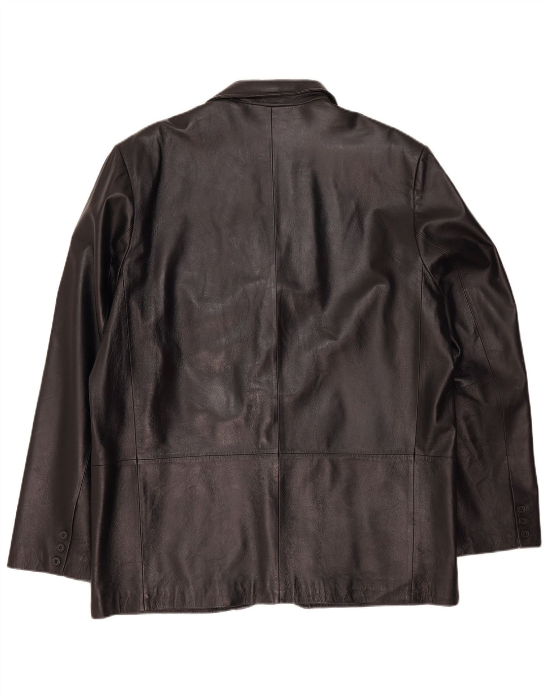 Conbipel Herren Lederjacke IT 56 2XL Schwarzes Leder