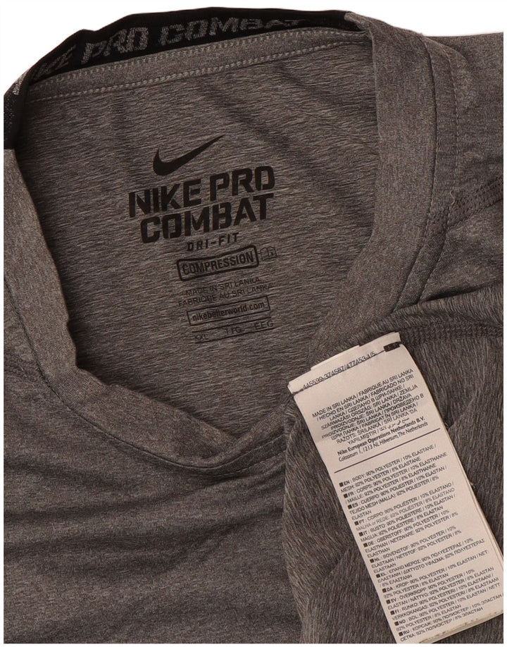 Nike Damen Kompression UK 20 2XL Grau Polyester