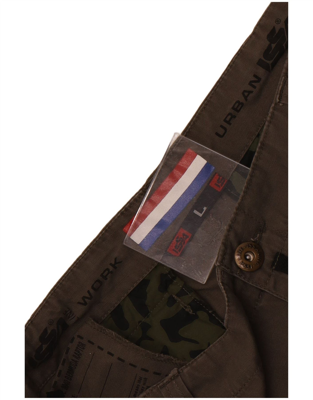 Issa Herren Cargo-Shorts, Größe L, W36, Khaki
