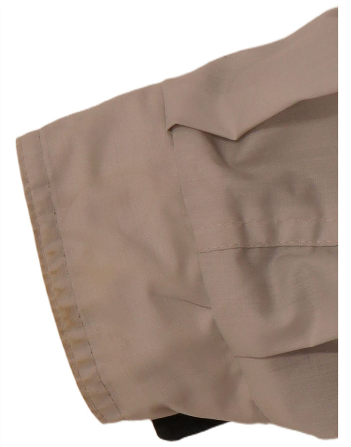 Hauptdarsteller Herren Loose Fit Kapuzen-Wendejacke UK 38 Mittelbeige Baumwolle