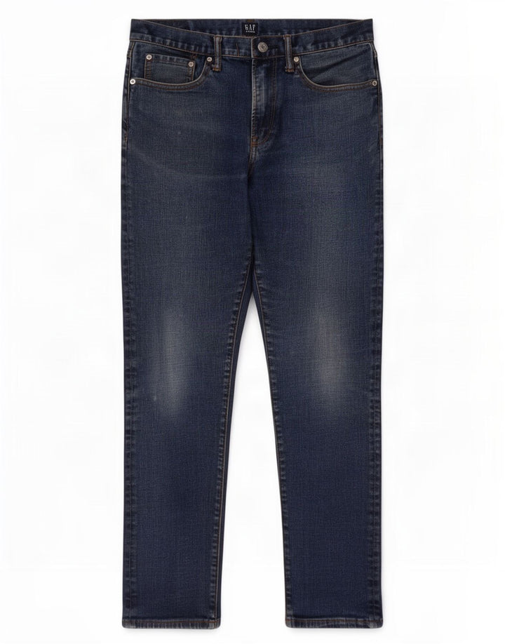Gap Herren Slim Jeans W30 L32 Blau Elastan
