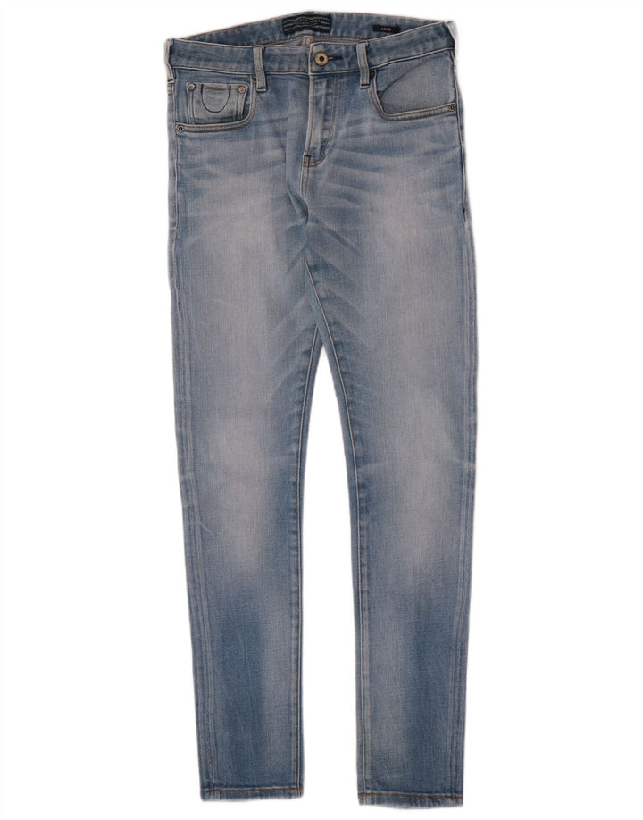 Scotch & Soda Damen Slim Jeans W29 L32 Blaue Baumwolle