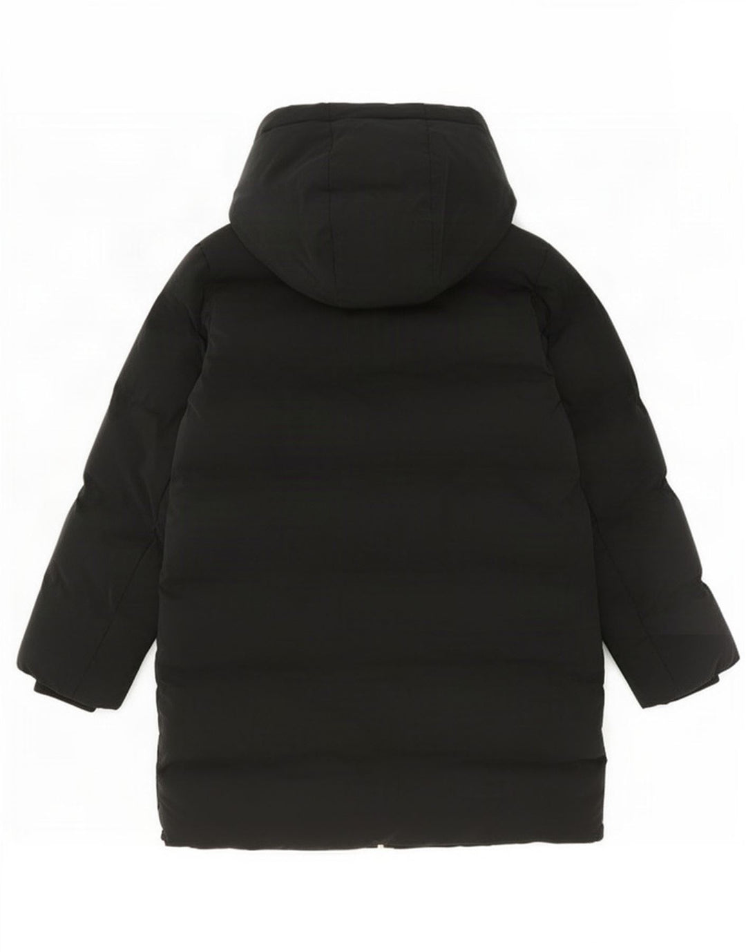 Zara Damen Kapuzenmantel, gepolstert, UK 14, Mittelschwarz, Polyester