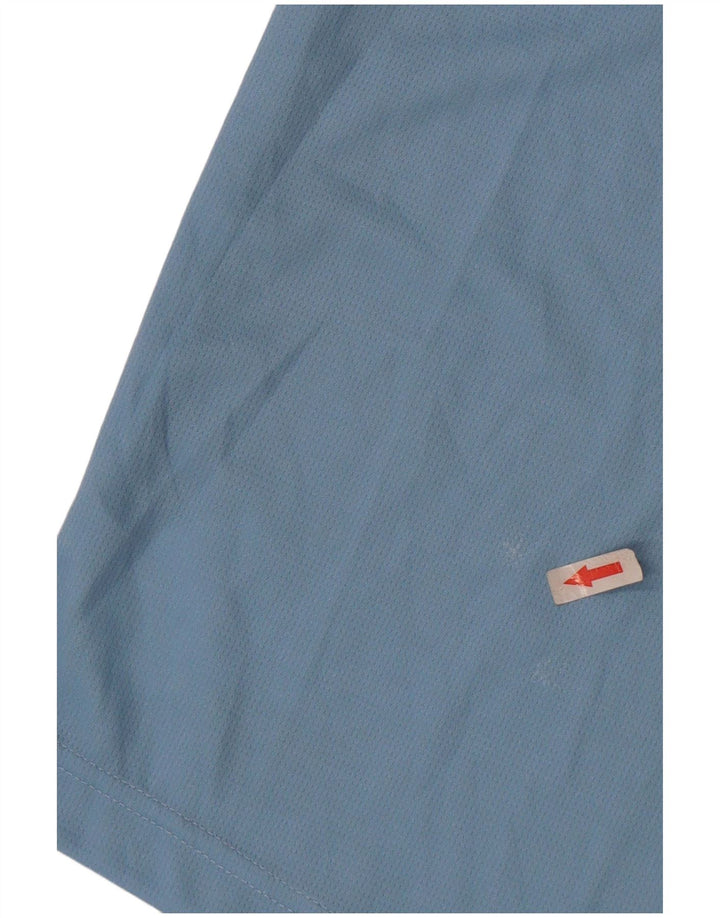 New Balance Herren-Sportshorts, klein, blaues Farbblock-Polyester