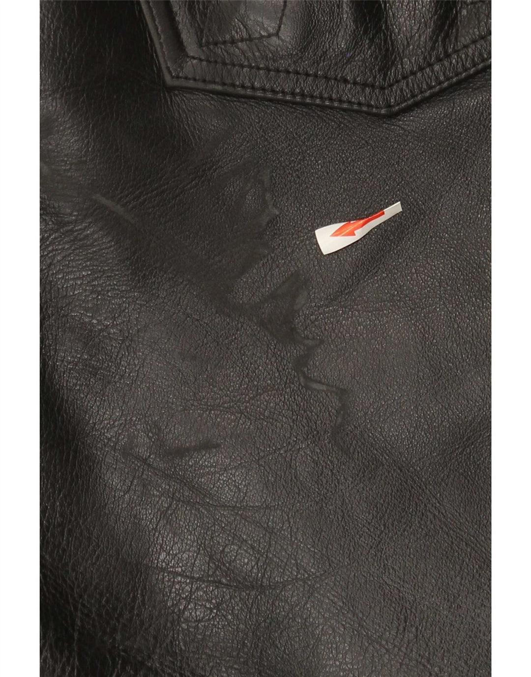 Akito Herren Slim Lederhose W32 L34 Schwarzes Leder