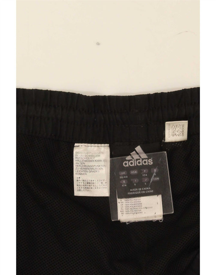 Adidas Herren Trainingshose Jogger UK 38/40 Medium Schwarz Polyester