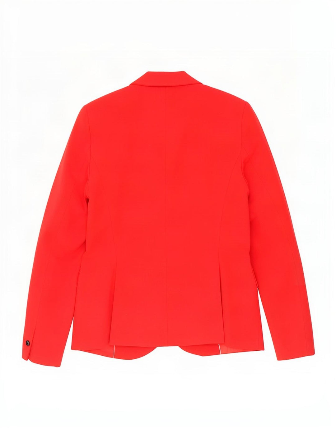 Zara Damen 1-Knopf-Blazerjacke EU 36 XS Rot Polyester