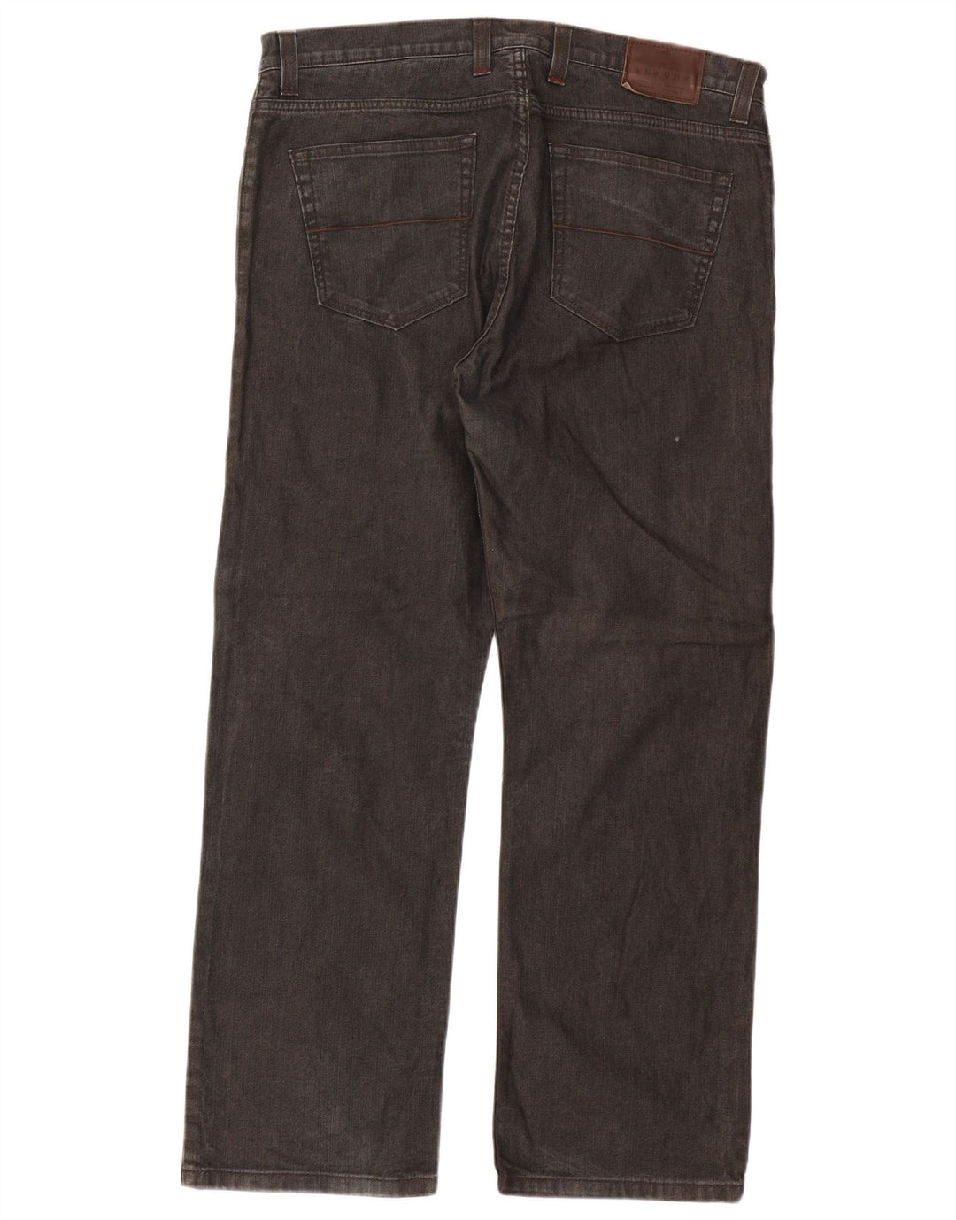 Marks & Spencer Herren Blue Harbor Straight Jeans W38 L31 Schwarze Baumwolle