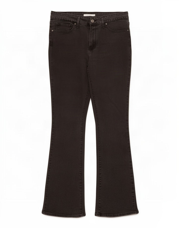 Levi's Damen 715 Bootcut Jeans W32 L32 Graue Baumwolle