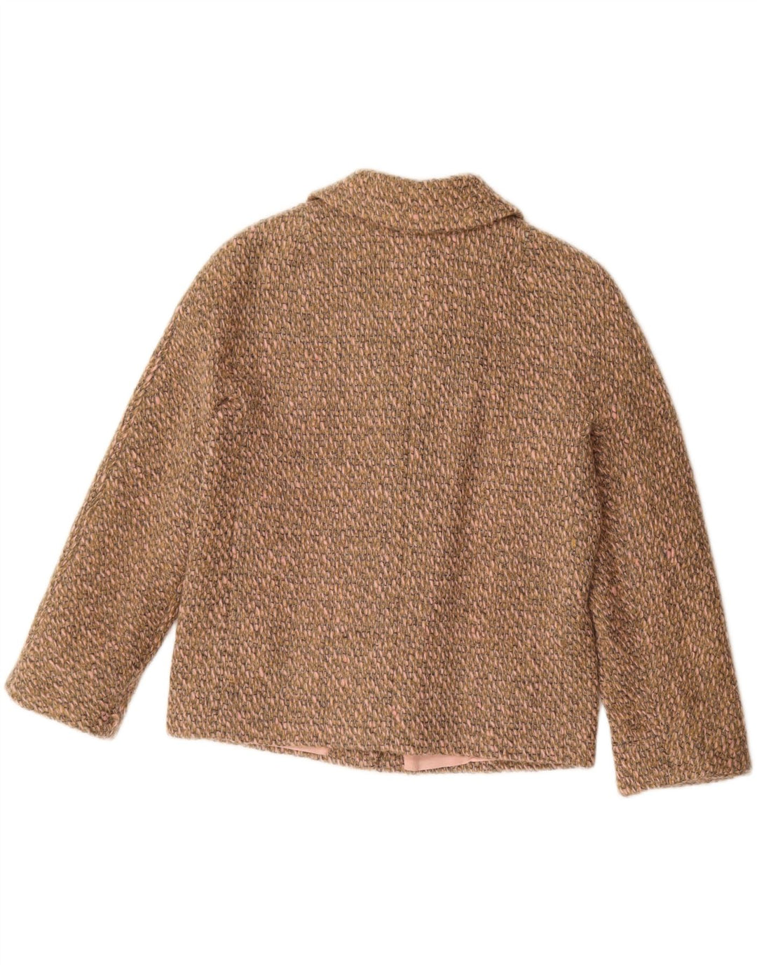 Vintage Damen 4-Knopf-Blazerjacke UK 16 Large Braun