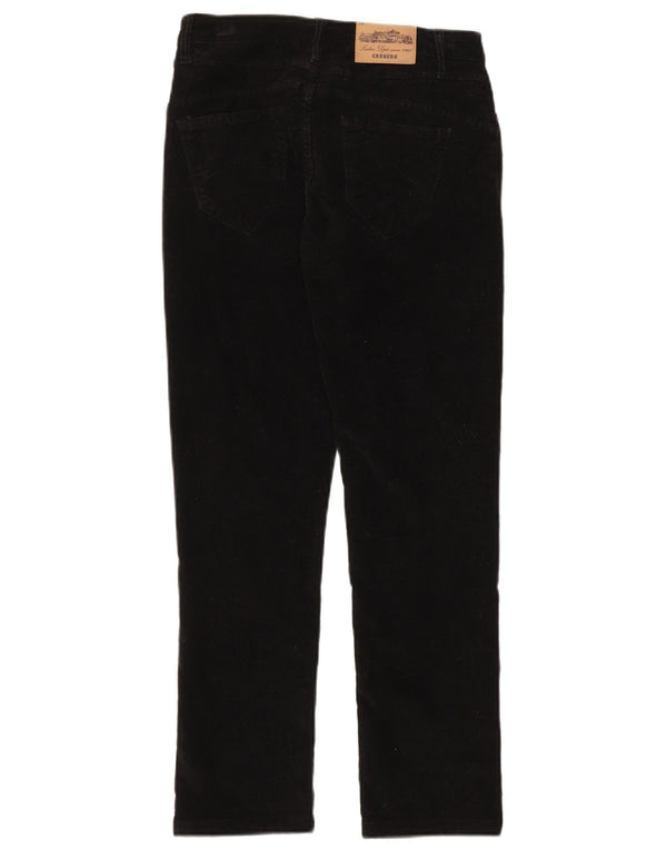 Carrera Damen-Cordhose mit normaler Passform, Größe 40, Größe S, W27, L26, Schwarz