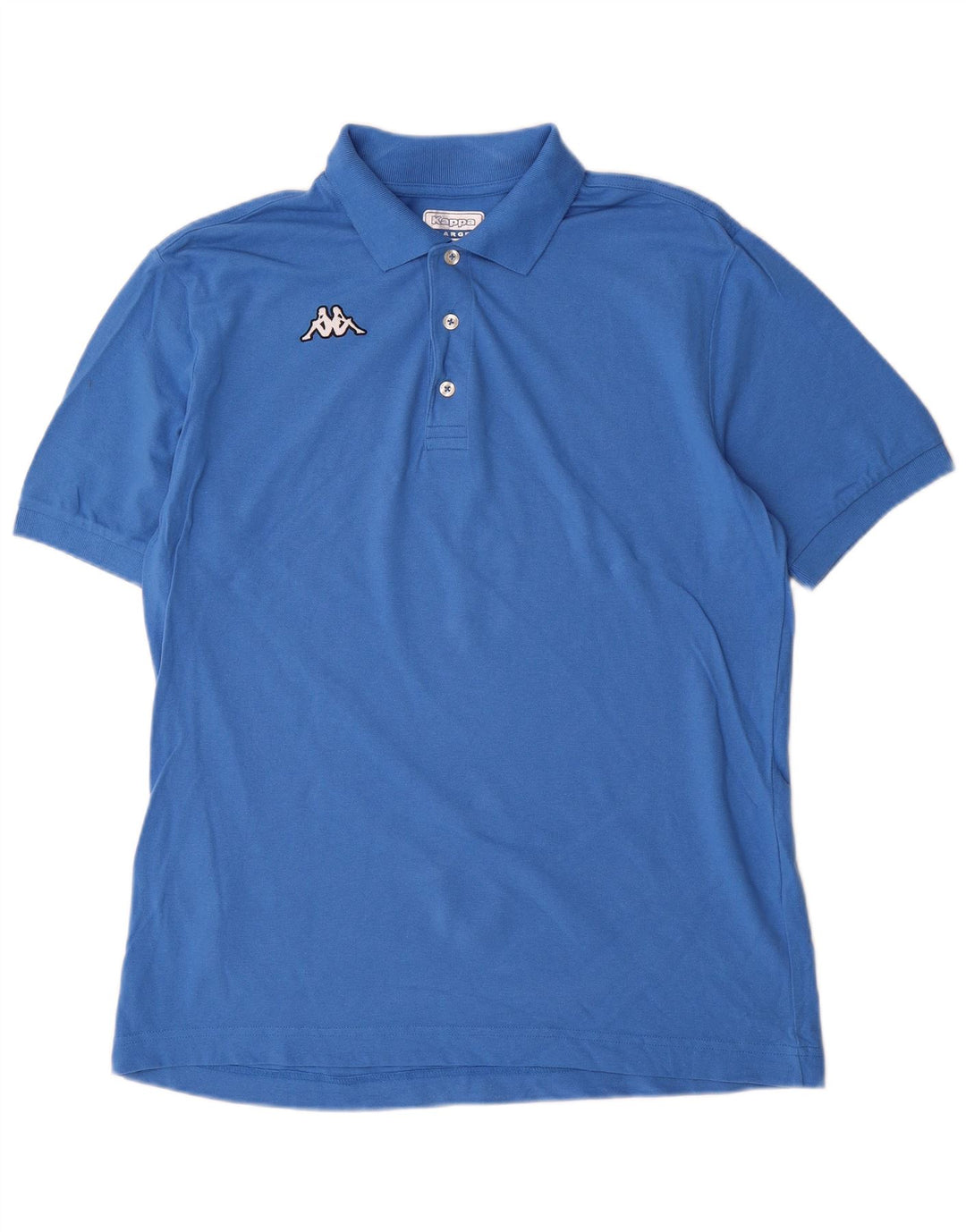 Kappa Herren-Poloshirt, große blaue Baumwolle