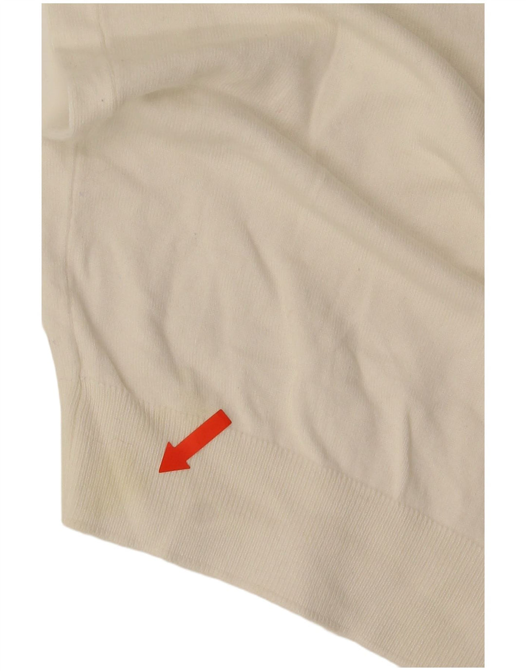 Zara Herren-Pullover mit Rundhalsausschnitt, Größe S, Weiß