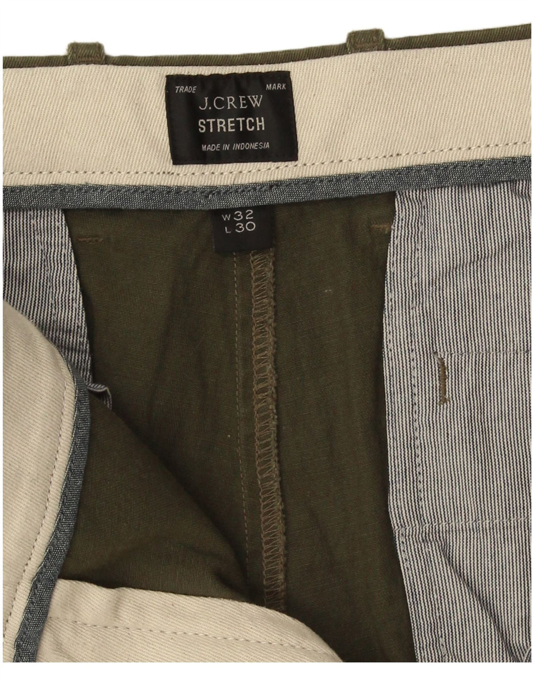 J. Crew Gerade Chinohose für Herren, W32, L25, Khaki