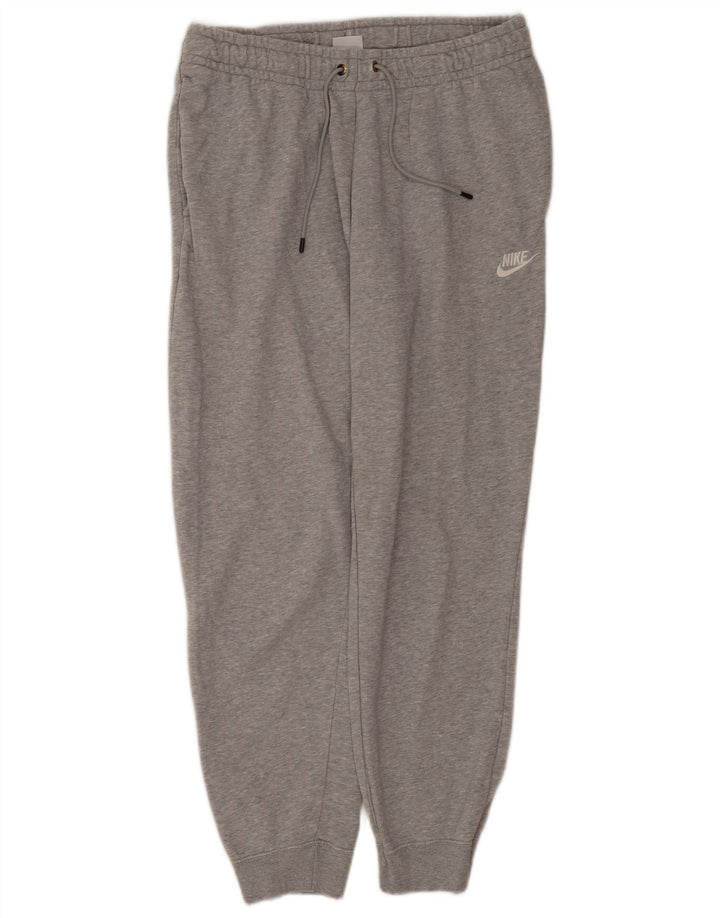 Nike Herren-Trainingshose, Jogginghose, groß, graue Baumwolle