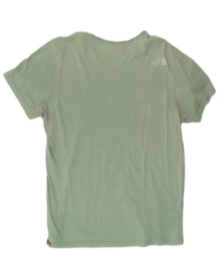 The North Face Herren-T-Shirt-Oberteil aus mittelgrüner Baumwolle