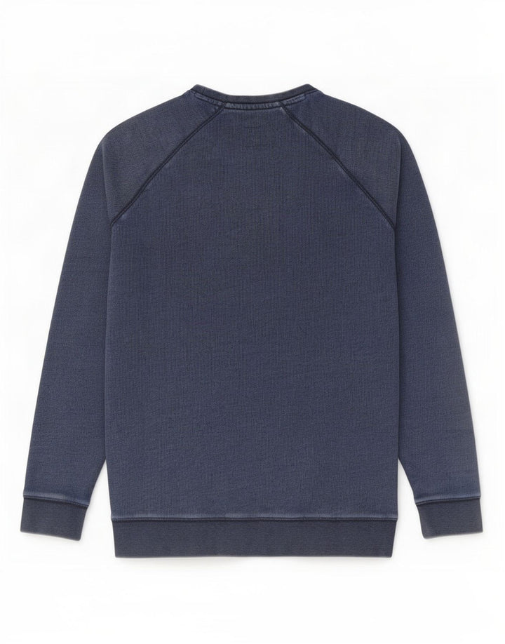 Wrangler Herren-Sweatshirt mit Grafik, groß, marineblau, Baumwolle