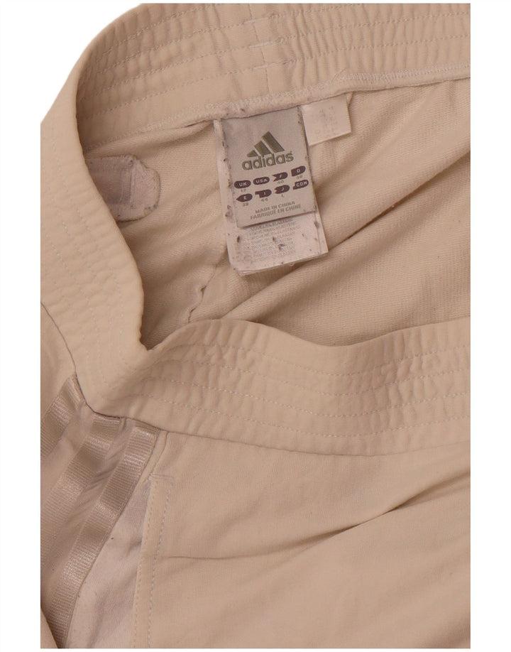 Adidas Damen Trainingshose Jogger UK 12 Mittelbeige Baumwolle