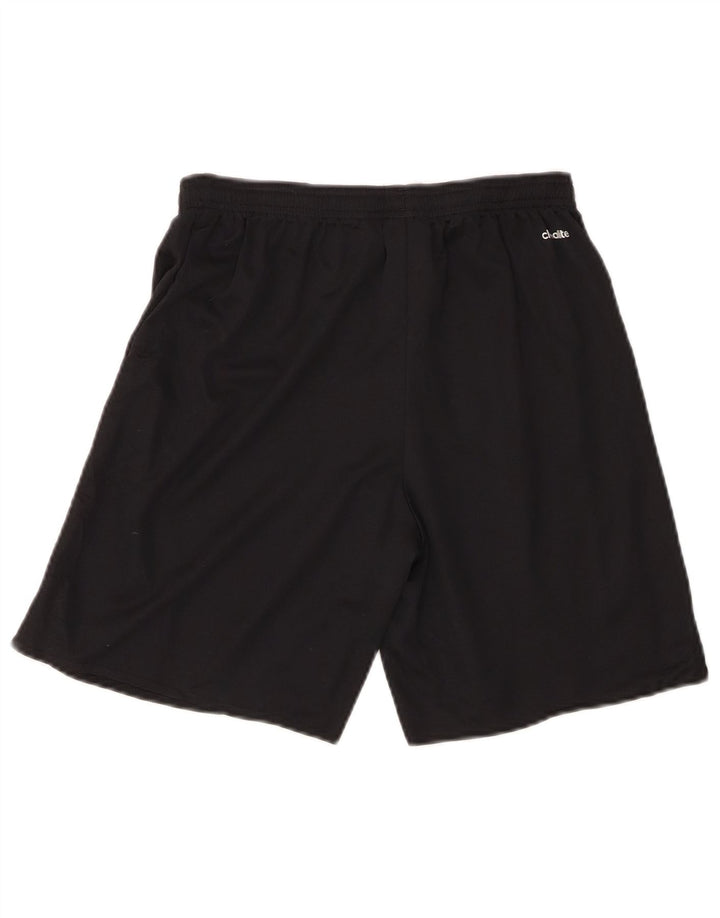 Adidas Jungen Climalite Sportshorts 15–16 Jahre, schwarzes Polyester