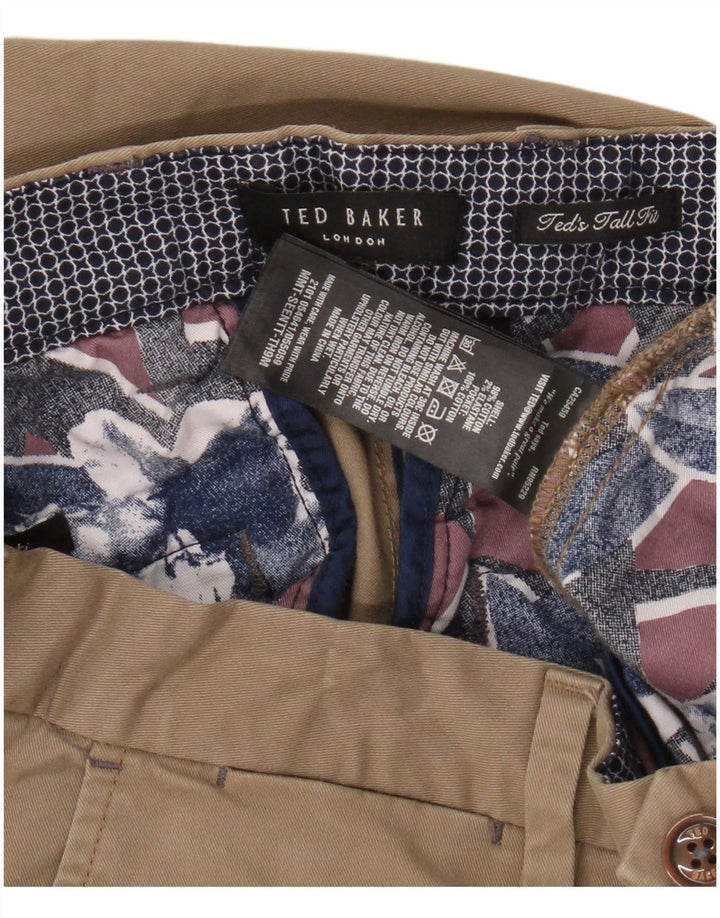 Gerade Chino-Hose für Herren von Ted Baker, W36, L36, Beige, Baumwolle